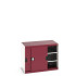 40021137 - Armoire CUBIO SMS-1068-1 - Avec Portes Coulissantes et 2 Tablettes - LxPxH 1050x650x800mm - Rouge Pourpre RAL 3004 40021137 - Armoire CUBIO SMS-1068-1 - Avec Portes Coulissantes et 2 Tablettes - LxPxH 1050x650x800mm - Rouge Pourpre RAL 3004
