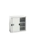 16926280 - Armoire VERSO basse à Portes Coulissantes et 2 Tablettes - LxPxH 1050x550x1000mm - Gris Clair RAL 7035 16926280 - Armoire VERSO basse à Portes Coulissantes et 2 Tablettes - LxPxH 1050x550x1000mm - Gris Clair RAL 7035
