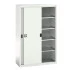 16926671 - Armoire VERSO haute à Portes Coulissantes et 4 Tablettes - LxPxH 1300x550x2000mm - Gris Clair RAL 7035 16926671 - Armoire VERSO haute à Portes Coulissantes et 4 Tablettes - LxPxH 1300x550x2000mm - Gris Clair RAL 7035