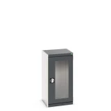 40010128 - Armoire CUBIO SMLFS-5510 - Avec 1 Porte Transparente - LxPxH 525x525x1000mm - Gris Anthracite RAL 7016 40010128 - Armoire CUBIO SMLFS-5510 - Avec 1 Porte Transparente - LxPxH 525x525x1000mm - Gris Anthracite RAL 7016
