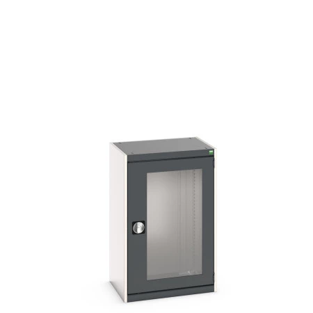40011056 - Armoire CUBIO SMLFS-6510 - Avec 1 Porte Transparente - LxPxH 650x525x1000mm - Gris Anthracite RAL 7016 40011056 - Armoire CUBIO SMLFS-6510 - Avec 1 Porte Transparente - LxPxH 650x525x1000mm - Gris Anthracite RAL 7016