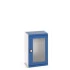 40011056 - Armoire CUBIO SMLFS-6510 - Avec 1 Porte Transparente - LxPxH 650x525x1000mm - Bleu Gentiane RAL 5010 40011056 - Armoire CUBIO SMLFS-6510 - Avec 1 Porte Transparente - LxPxH 650x525x1000mm - Bleu Gentiane RAL 5010