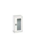 40010128 - Armoire CUBIO SMLFS-5510 - Avec 1 Porte Transparente - LxPxH 525x525x1000mm - Gris Clair RAL 7035 40010128 - Armoire CUBIO SMLFS-5510 - Avec 1 Porte Transparente - LxPxH 525x525x1000mm - Gris Clair RAL 7035