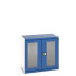 40021231 - Armoire CUBIO SMLFS-10610 - Avec 2 Portes Transparentes - LxPxH 1050x650x1000mm - Bleu Gentiane RAL 5010 40021231 - Armoire CUBIO SMLFS-10610 - Avec 2 Portes Transparentes - LxPxH 1050x650x1000mm - Bleu Gentiane RAL 5010