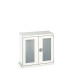 40021231 - Armoire CUBIO SMLFS-10610 - Avec 2 Portes Transparentes - LxPxH 1050x650x1000mm - Gris Clair RAL 7035 40021231 - Armoire CUBIO SMLFS-10610 - Avec 2 Portes Transparentes - LxPxH 1050x650x1000mm - Gris Clair RAL 7035