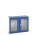 40014067 - Armoire CUBIO SMLFS-13510 - Avec 2 Portes Transparentes - LxPxH 1300x525x1000mm - Bleu Gentiane RAL 5010 40014067 - Armoire CUBIO SMLFS-13510 - Avec 2 Portes Transparentes - LxPxH 1300x525x1000mm - Bleu Gentiane RAL 5010