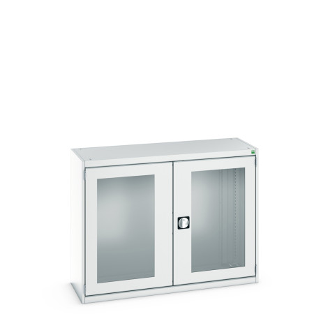 40014067 - Armoire CUBIO SMLFS-13510 - Avec 2 Portes Transparentes - LxPxH 1300x525x1000mm - Gris Clair RAL 7035 40014067 - Armoire CUBIO SMLFS-13510 - Avec 2 Portes Transparentes - LxPxH 1300x525x1000mm - Gris Clair RAL 7035