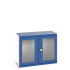 40022140 - Armoire CUBIO SMLFS-13610 - Avec 2 Portes Transparentes - LxPxH 1300x650x1000mm - Bleu Gentiane RAL 5010 40022140 - Armoire CUBIO SMLFS-13610 - Avec 2 Portes Transparentes - LxPxH 1300x650x1000mm - Bleu Gentiane RAL 5010