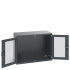 40022140 - Armoire CUBIO SMLFS-13610 - Avec 2 Portes Transparentes - LxPxH 1300x650x1000mm - Full Gris Anthracite RAL 7016 40022140 - Armoire CUBIO SMLFS-13610 - Avec 2 Portes Transparentes - LxPxH 1300x650x1000mm - Full Gris Anthracite RAL 7016