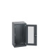 40010128 - Armoire CUBIO SMLFS-5510 - Avec 1 Porte Transparente - LxPxH 525x525x1000mm - Full Gris Anthracite RAL 7016 40010128 - Armoire CUBIO SMLFS-5510 - Avec 1 Porte Transparente - LxPxH 525x525x1000mm - Full Gris Anthracite RAL 7016