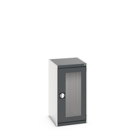 40018139 - Armoire CUBIO SMLFS-5610 - Avec 1 Porte Transparente - LxPxH 525x650x1000mm - Gris Anthracite RAL 7016 40018139 - Armoire CUBIO SMLFS-5610 - Avec 1 Porte Transparente - LxPxH 525x650x1000mm - Gris Anthracite RAL 7016