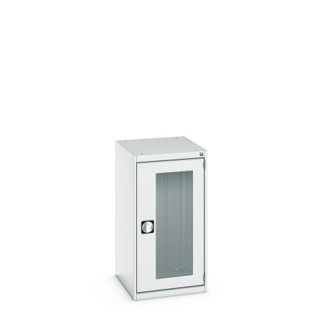 40018139 - Armoire CUBIO SMLFS-5610 - Avec 1 Porte Transparente - LxPxH 525x650x1000mm - Gris Clair RAL 7035 40018139 - Armoire CUBIO SMLFS-5610 - Avec 1 Porte Transparente - LxPxH 525x650x1000mm - Gris Clair RAL 7035
