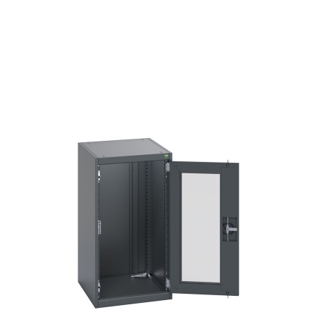 40018139 - Armoire CUBIO SMLFS-5610 - Avec 1 Porte Transparente - LxPxH 525x650x1000mm - Full Gris Anthracite RAL 7016 40018139 - Armoire CUBIO SMLFS-5610 - Avec 1 Porte Transparente - LxPxH 525x650x1000mm - Full Gris Anthracite RAL 7016
