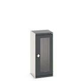 40010129 - Armoire CUBIO SMLFS-5512 - Avec 1 Porte Transparente - LxPxH 525x525x1200mm - Gris Anthracite RAL 7016 40010129 - Armoire CUBIO SMLFS-5512 - Avec 1 Porte Transparente - LxPxH 525x525x1200mm - Gris Anthracite RAL 7016