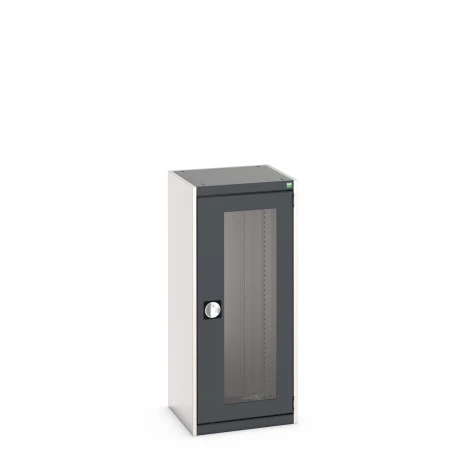 40010129 - Armoire CUBIO SMLFS-5512 - Avec 1 Porte Transparente - LxPxH 525x525x1200mm - Gris Anthracite RAL 7016 40010129 - Armoire CUBIO SMLFS-5512 - Avec 1 Porte Transparente - LxPxH 525x525x1200mm - Gris Anthracite RAL 7016
