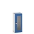 40010129 - Armoire CUBIO SMLFS-5512 - Avec 1 Porte Transparente - LxPxH 525x525x1200mm - Bleu Gentiane RAL 5010 40010129 - Armoire CUBIO SMLFS-5512 - Avec 1 Porte Transparente - LxPxH 525x525x1200mm - Bleu Gentiane RAL 5010