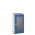 40019165 - Armoire CUBIO SMLFS-6612 - Avec 1 Porte Transparente - LxPxH 650x650x1200mm - Bleu Gentiane RAL 5010 40019165 - Armoire CUBIO SMLFS-6612 - Avec 1 Porte Transparente - LxPxH 650x650x1200mm - Bleu Gentiane RAL 5010