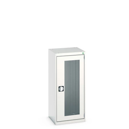 40010129 - Armoire CUBIO SMLFS-5512 - Avec 1 Porte Transparente - LxPxH 525x525x1200mm - Gris Clair RAL 7035 40010129 - Armoire CUBIO SMLFS-5512 - Avec 1 Porte Transparente - LxPxH 525x525x1200mm - Gris Clair RAL 7035