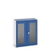 40013021 - Armoire CUBIO SMLFS-10512 - Avec 2 Portes Transparentes - LxPxH 1050x525x1200mm - Bleu Gentiane RAL 5010 40013021 - Armoire CUBIO SMLFS-10512 - Avec 2 Portes Transparentes - LxPxH 1050x525x1200mm - Bleu Gentiane RAL 5010