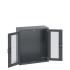 40013021 - Armoire CUBIO SMLFS-10512 - Avec 2 Portes Transparentes - LxPxH 1050x525x1200mm - Full Gris Anthracite RAL 7016 40013021 - Armoire CUBIO SMLFS-10512 - Avec 2 Portes Transparentes - LxPxH 1050x525x1200mm - Full Gris Anthracite RAL 7016