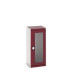 40010129 - Armoire CUBIO SMLFS-5512 - Avec 1 Porte Transparente - LxPxH 525x525x1200mm - Rouge Pourpre RAL 3004 40010129 - Armoire CUBIO SMLFS-5512 - Avec 1 Porte Transparente - LxPxH 525x525x1200mm - Rouge Pourpre RAL 3004