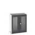 40021069 - Armoire CUBIO SMLFS-10612 - Avec 2 Portes Transparentes - LxPxH 1050x650x1200mm - Gris Anthracite RAL 7016 40021069 - Armoire CUBIO SMLFS-10612 - Avec 2 Portes Transparentes - LxPxH 1050x650x1200mm - Gris Anthracite RAL 7016