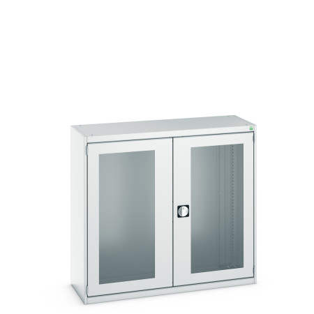 40014021 - Armoire CUBIO SMLFS-13512 - Avec 2 Portes Transparentes - LxPxH 1300x525x1200mm - Gris Clair RAL 7035 40014021 - Armoire CUBIO SMLFS-13512 - Avec 2 Portes Transparentes - LxPxH 1300x525x1200mm - Gris Clair RAL 7035