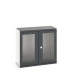 40022021 - Armoire CUBIO SMLFS-13612 - Avec 2 Portes Transparentes - LxPxH 1300x650x1200mm - Gris Anthracite RAL 7016 40022021 - Armoire CUBIO SMLFS-13612 - Avec 2 Portes Transparentes - LxPxH 1300x650x1200mm - Gris Anthracite RAL 7016