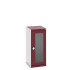 40018140 - Armoire CUBIO SMLFS-5612 - Avec 1 Porte Transparente - LxPxH 525x650x1200mm - Rouge Pourpre RAL 3004 40018140 - Armoire CUBIO SMLFS-5612 - Avec 1 Porte Transparente - LxPxH 525x650x1200mm - Rouge Pourpre RAL 3004