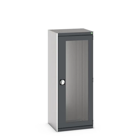 40011058 - Armoire CUBIO SMLFS-6516 - Avec 1 Porte Transparente - LxPxH 650x525x1600mm - Gris Anthracite RAL 7016 40011058 - Armoire CUBIO SMLFS-6516 - Avec 1 Porte Transparente - LxPxH 650x525x1600mm - Gris Anthracite RAL 7016