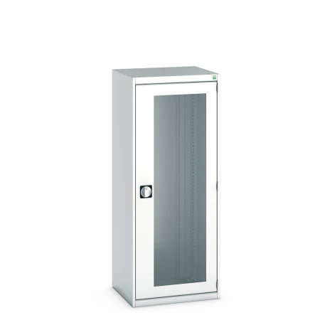 40011058 - Armoire CUBIO SMLFS-6516 - Avec 1 Porte Transparente - LxPxH 650x525x1600mm - Gris Clair RAL 7035 40011058 - Armoire CUBIO SMLFS-6516 - Avec 1 Porte Transparente - LxPxH 650x525x1600mm - Gris Clair RAL 7035