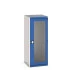 40019166 - Armoire CUBIO SMLFS-6616 - Avec 1 Porte Transparente - LxPxH 650x650x1600mm - Bleu Gentiane RAL 5010 40019166 - Armoire CUBIO SMLFS-6616 - Avec 1 Porte Transparente - LxPxH 650x650x1600mm - Bleu Gentiane RAL 5010