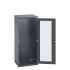 40019166 - Armoire CUBIO SMLFS-6616 - Avec 1 Porte Transparente - LxPxH 650x650x1600mm - Full Gris Anthracite RAL 7016 40019166 - Armoire CUBIO SMLFS-6616 - Avec 1 Porte Transparente - LxPxH 650x650x1600mm - Full Gris Anthracite RAL 7016