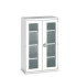40013062 - Armoire CUBIO SMFS-10516-1 - Avec 2 Portes Transparentes, 3 Tablettes - LxPxH 1050x525x1600mm - Gris Clair RAL 7035 40013062 - Armoire CUBIO SMFS-10516-1 - Avec 2 Portes Transparentes, 3 Tablettes - LxPxH 1050x525x1600mm - Gris Clair RAL 7035