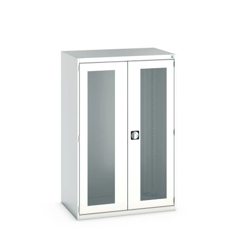40021070 - Armoire CUBIO SMLFS-10616 - Avec 2 Portes Transparentes - LxPxH 1050x650x1600mm - Gris Clair RAL 7035 40021070 - Armoire CUBIO SMLFS-10616 - Avec 2 Portes Transparentes - LxPxH 1050x650x1600mm - Gris Clair RAL 7035