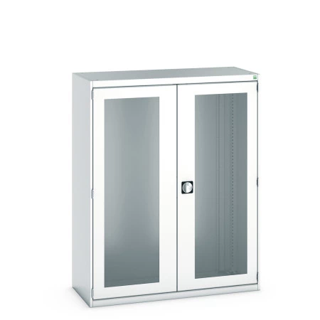 40014022 - Armoire CUBIO SMLFS-13516 - Avec 2 Portes Transparentes - LxPxH 1300x525x1600mm - Gris Clair RAL 7035 40014022 - Armoire CUBIO SMLFS-13516 - Avec 2 Portes Transparentes - LxPxH 1300x525x1600mm - Gris Clair RAL 7035