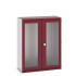40014022 - Armoire CUBIO SMLFS-13516 - Avec 2 Portes Transparentes - LxPxH 1300x525x1600mm - Rouge Pourpre RAL 3004 40014022 - Armoire CUBIO SMLFS-13516 - Avec 2 Portes Transparentes - LxPxH 1300x525x1600mm - Rouge Pourpre RAL 3004