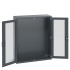 40014022 - Armoire CUBIO SMLFS-13516 - Avec 2 Portes Transparentes - LxPxH 1300x525x1600mm - Full Gris Anthracite RAL 7016 40014022 - Armoire CUBIO SMLFS-13516 - Avec 2 Portes Transparentes - LxPxH 1300x525x1600mm - Full Gris Anthracite RAL 7016