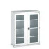 40014057 - Armoire CUBIO SMFS-13516-1 - Avec 2 Portes Transparentes et 3 Tablettes - LxPxH 1300x525x1600mm - Gris Clair RAL 7035 40014057 - Armoire CUBIO SMFS-13516-1 - Avec 2 Portes Transparentes et 3 Tablettes - LxPxH 1300x525x1600mm - Gris Clair RAL 7035