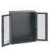 40022022 - Armoire CUBIO SMLFS-13616 - Avec 2 Portes Transparentes - LxPxH 1300x650x1600mm - Full Gris Anthracite RAL 7016 40022022 - Armoire CUBIO SMLFS-13616 - Avec 2 Portes Transparentes - LxPxH 1300x650x1600mm - Full Gris Anthracite RAL 7016