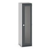 40010131 - Armoire CUBIO SMLFS-5520 - Avec 2 Portes Transparentes - LxPxH 525x525x2000mm - Gris Anthracite RAL 7016 40010131 - Armoire CUBIO SMLFS-5520 - Avec 2 Portes Transparentes - LxPxH 525x525x2000mm - Gris Anthracite RAL 7016