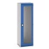 40011059 - Armoire CUBIO SMLFS-6520 - Avec 1 Porte Transparente - LxPxH 650x525x2000mm - Bleu Gentiane RAL 5010 40011059 - Armoire CUBIO SMLFS-6520 - Avec 1 Porte Transparente - LxPxH 650x525x2000mm - Bleu Gentiane RAL 5010
