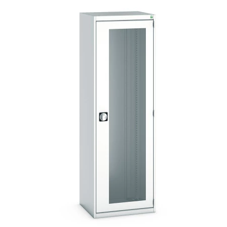 40011059 - Armoire CUBIO SMLFS-6520 - Avec 1 Porte Transparente - LxPxH 650x525x2000mm - Gris Clair RAL 7035 40011059 - Armoire CUBIO SMLFS-6520 - Avec 1 Porte Transparente - LxPxH 650x525x2000mm - Gris Clair RAL 7035