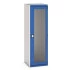40019167 - Armoire CUBIO SMLFS-6620 - Avec 1 Porte Transparente - LxPxH 650x650x2000mm - Bleu Gentiane RAL 5010 40019167 - Armoire CUBIO SMLFS-6620 - Avec 1 Porte Transparente - LxPxH 650x650x2000mm - Bleu Gentiane RAL 5010