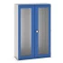 40013023 - CUBIO Armoire SMLFS-10520-2 - Avec 2 Portes Transparentes - LxPxH 1050x525x2000mm - Bleu Gentiane RAL 5010 40013023 - CUBIO Armoire SMLFS-10520-2 - Avec 2 Portes Transparentes - LxPxH 1050x525x2000mm - Bleu Gentiane RAL 5010