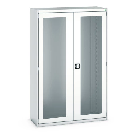 40013023 - CUBIO Armoire SMLFS-10520-2 - Avec 2 Portes Transparentes - LxPxH 1050x525x2000mm - Gris Clair RAL 7035 40013023 - CUBIO Armoire SMLFS-10520-2 - Avec 2 Portes Transparentes - LxPxH 1050x525x2000mm - Gris Clair RAL 7035
