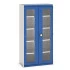 40013064 - CUBIO Armoire SMFS-10520-2 - Avec 2 Portes Transparentes, 4 Tablettes - LxPxH 1050x525x2000mm - Bleu Gentiane RAL 5010 40013064 - CUBIO Armoire SMFS-10520-2 - Avec 2 Portes Transparentes, 4 Tablettes - LxPxH 1050x525x2000mm - Bleu Gentiane RAL 5010