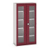 40013064 - CUBIO Armoire SMFS-10520-2 - Avec 2 Portes Transparentes, 4 Tablettes - LxPxH 1050x525x2000mm - Rouge Pourpre RAL 3004 40013064 - CUBIO Armoire SMFS-10520-2 - Avec 2 Portes Transparentes, 4 Tablettes - LxPxH 1050x525x2000mm - Rouge Pourpre RAL 3004