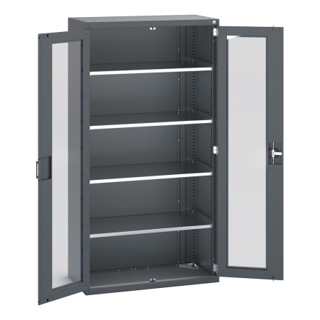 40013064 - CUBIO Armoire SMFS-10520-2 - Avec 2 Portes Transparentes, 4 Tablettes - LxPxH 1050x525x2000mm
- Full Gris Anthracite RAL 7016 40013064 - CUBIO Armoire SMFS-10520-2 - Avec 2 Portes Transparentes, 4 Tablettes - LxPxH 1050x525x2000mm
- Full Gris Anthracite RAL 7016