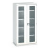 40021134 - CUBIO Armoire SMFS-10620-2 - Avec 2 Portes Transparentes et 4 Tablettes - LxPxH 1050x650x2000mm - Gris Clair RAL 7035 40021134 - CUBIO Armoire SMFS-10620-2 - Avec 2 Portes Transparentes et 4 Tablettes - LxPxH 1050x650x2000mm - Gris Clair RAL 7035